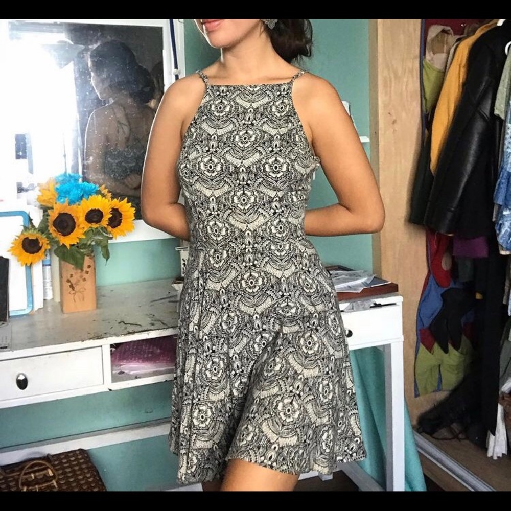 Boho halter dress from Abercrombie and Fitch